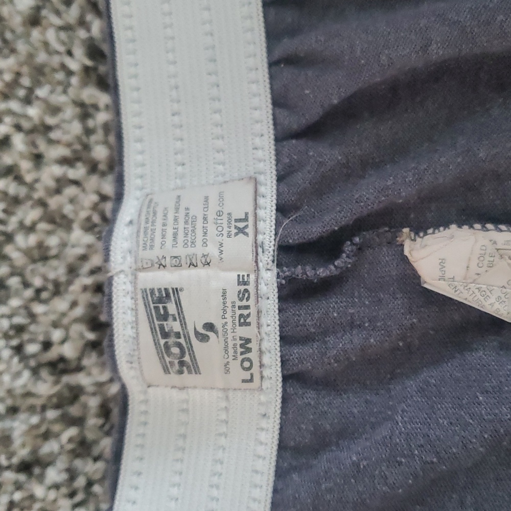 Soffe Dark Gray Low Rise Shorts XL - Picture 2 of 3